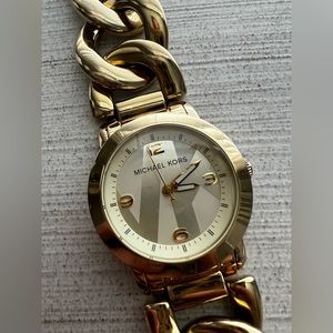 Michael Kors gold chain watch